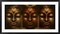 Framed Art Buddha in Three Lights by Mahayana 19 3/4 x 39 1/2